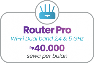 Router Pro, Rp 40.000/bln